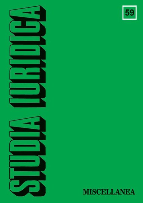 ebooki: Studia Iuridica, nr 59: Miscellanea – ebook