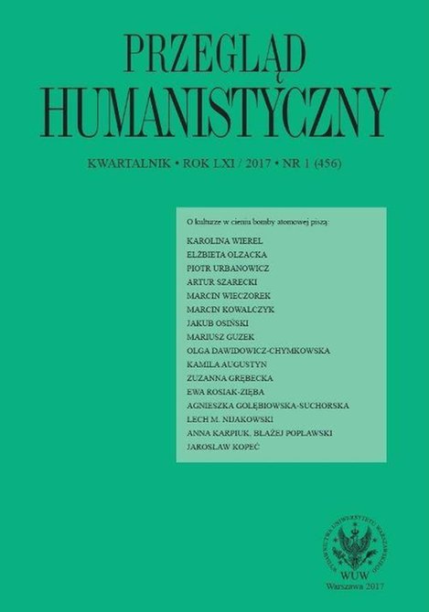 ebooki: Przegląd Humanistyczny 2017/1 (456) – ebook
