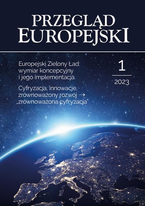 ebooki: Przegląd Europejski 1/2023 – ebook