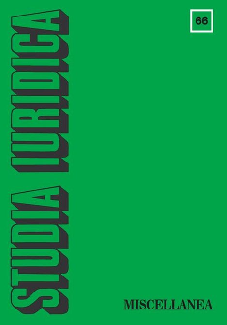 ebooki: Studia Iuridica, nr 66: Miscellanea – ebook
