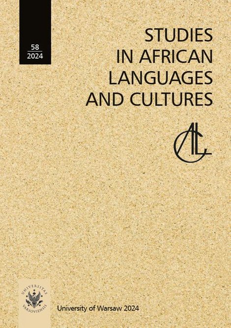 ebooki: Studies in African Languages and Cultures. Volumen 58/2024 – ebook
