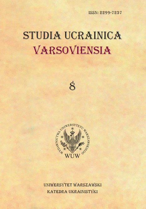 ebooki: Studia Ucrainica Varsoviensia 2020/8 – ebook