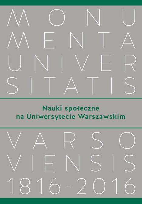 ebooki: Nauki społeczne na Uniwersytecie Warszawskim – ebook