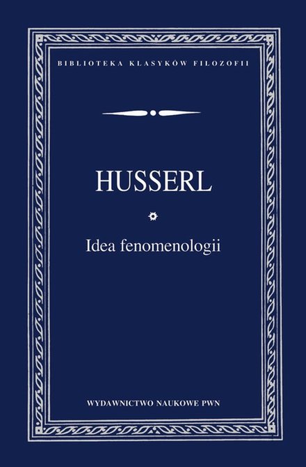 ebooki: Idea fenomenologii – ebook