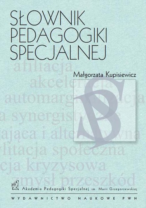 ebooki: Słownik pedagogiki specjalnej – ebook