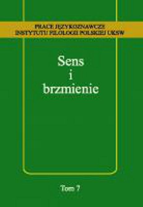 ebooki: Sens i brzmienie – ebook
