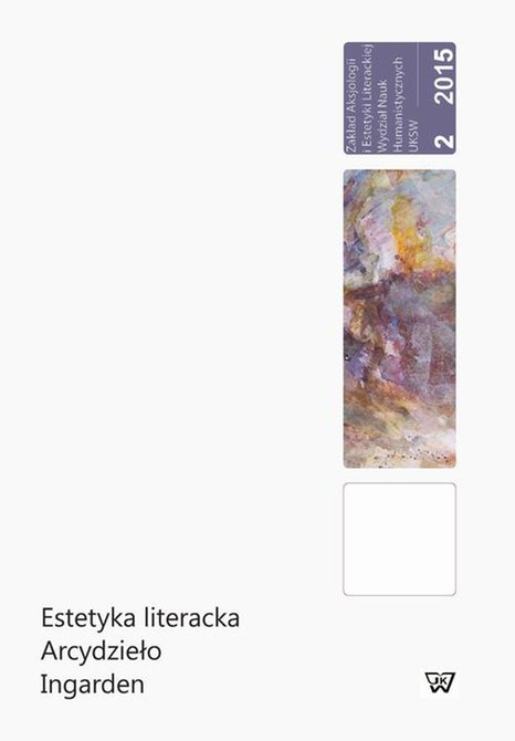 ebooki: Estetyka literacka Arcydzieło Ingarden – ebook