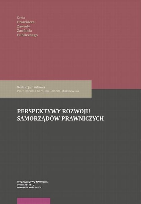 ebooki: Perspektywy rozwoju samorządów prawniczych – ebook