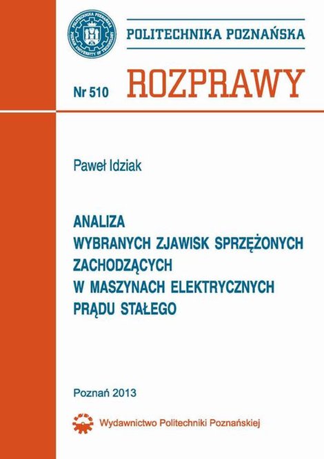 ebooki: Analiza wybranych zjawisk sprzężonych zachodzących w maszynach elektrycznych – ebook