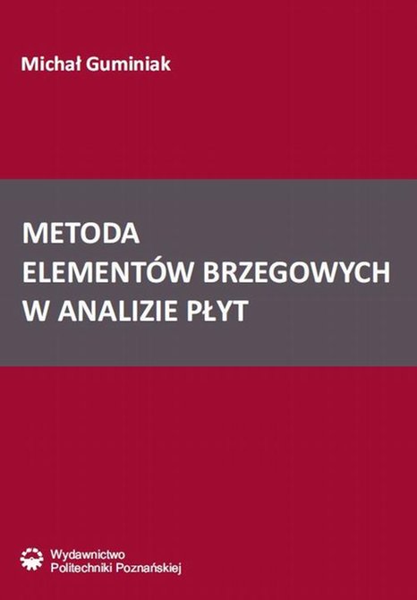 ebooki: Metoda elementów brzegowych w analizie płyt – ebook