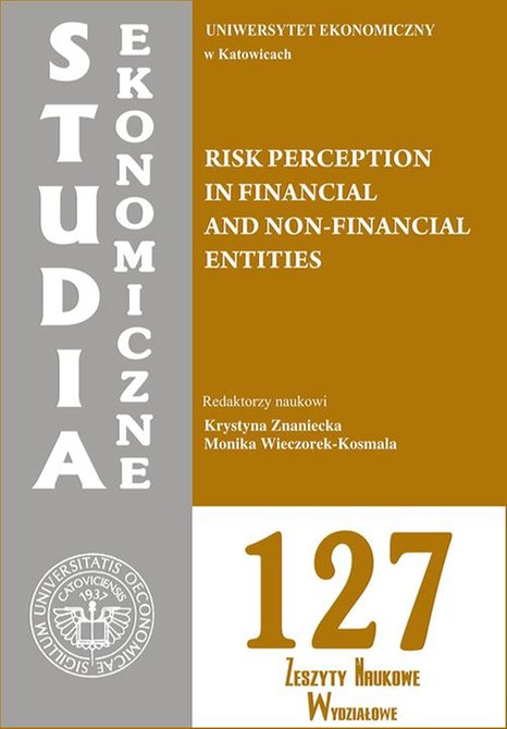 ebooki: Studia Ekonomiczne. Risk perception in financial and non-financial entities. SE 127 – ebook