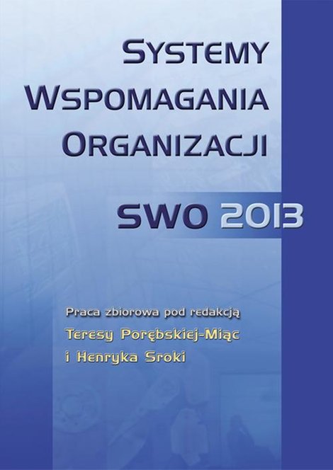 ebooki: Systemy wspomagania organizacji SWO 2013 – ebook