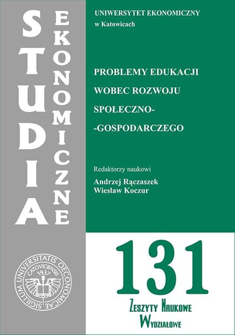 ebooki: Studia Ekonomiczne. Problemy edukacji wobec rozwoju społeczno-gospodarczego. SE 131 – ebook