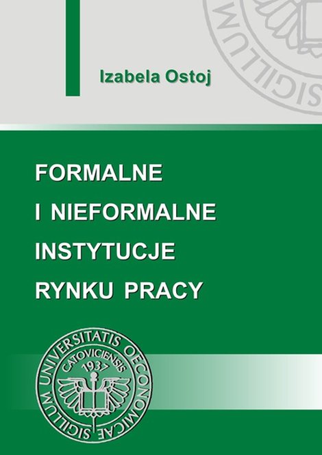 ebooki: Formalne i nieformalne instytucje rynku pracy – ebook
