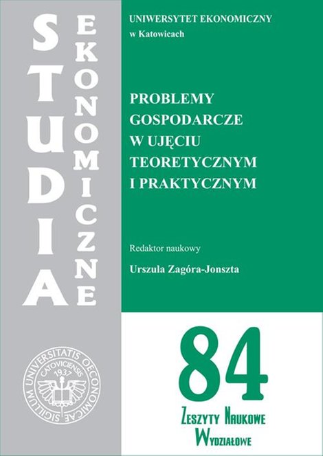 ebooki: Studia Ekonomiczne. Problemy gospodarcze w ujęciu teoretycznym i praktycznym. SE 84 – ebook