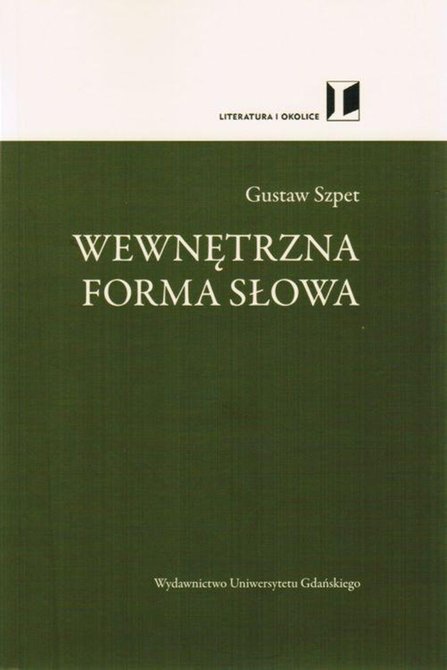 ebooki: Wewnętrzna forma słowa – ebook
