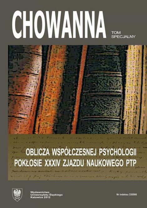 ebooki: Chowanna 2012. Tom specjalny: Oblicza współczesnej psychologii. Pokłosie XXXIV Zjazdu Naukowego PTP – ebook