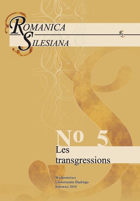 ebooki: Romanica Silesiana. No 5: Les transgressions – ebook