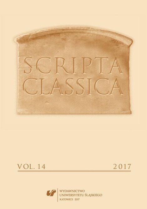 ebooki: Scripta Classica 2017. Vol. 14 – ebook