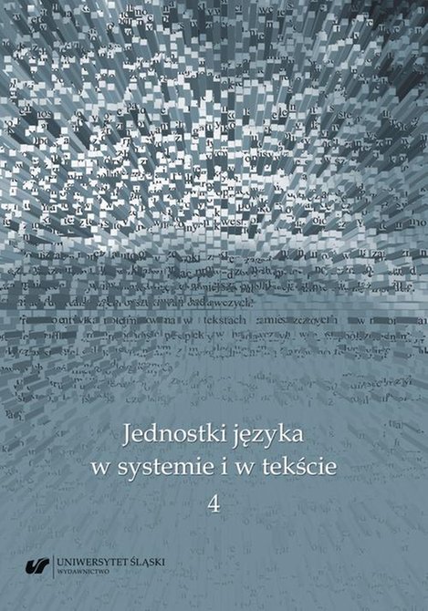 ebooki: Jednostki języka w systemie i w tekście 4 – ebook
