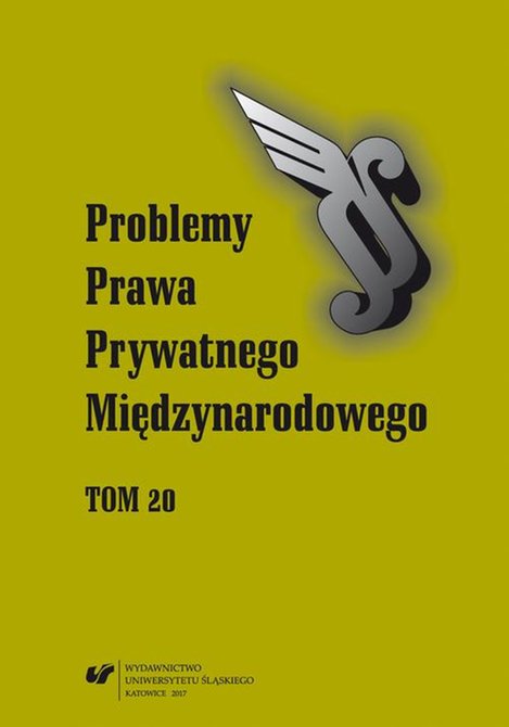 ebooki: Problemy Prawa Prywatnego Międzynarodowego. T. 20 – ebook