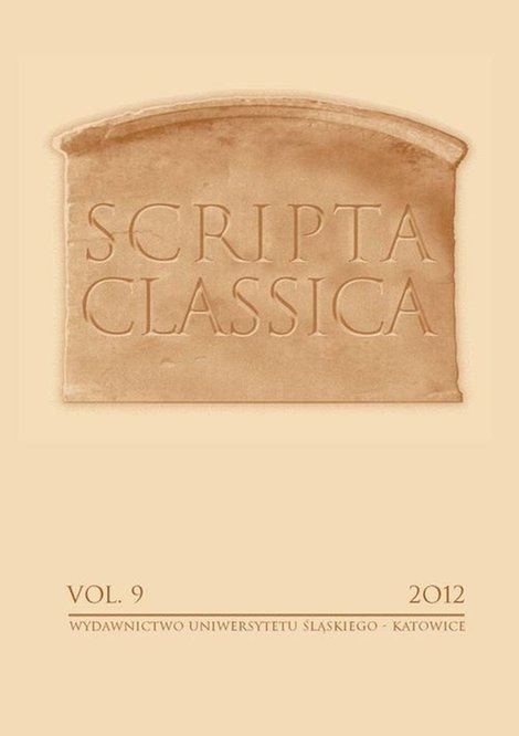 ebooki: Scripta Classica. Vol. 9 – ebook