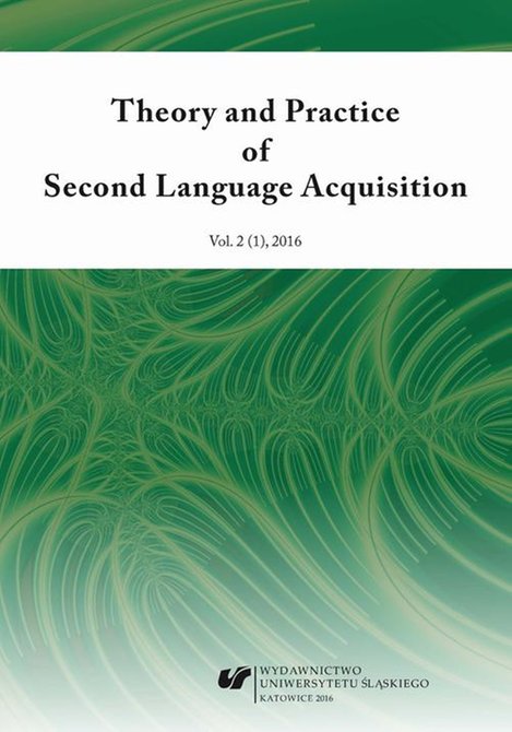 ebooki: Theory and Practice of Second Language Acquisition 2016. Vol. 2 (1) – ebook