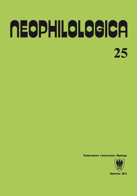 ebooki: Neophilologica. Vol. 25: Études sémantico-syntaxiques des langues romanes – ebook