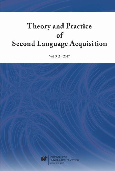 ebooki: Theory and Practice of Second Language Acquisition 2017. Vol. 3 (1) – ebook