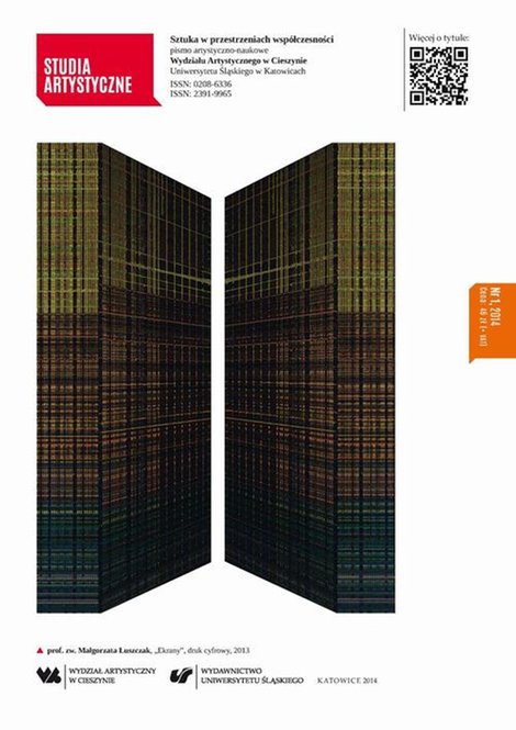 ebooki: Studia Artystyczne. Nr 1: Sztuka w przestrzeniach współczesności – ebook