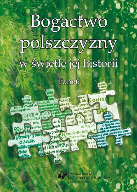 ebooki: Bogactwo polszczyzny w świetle jej historii. T. 6 – ebook