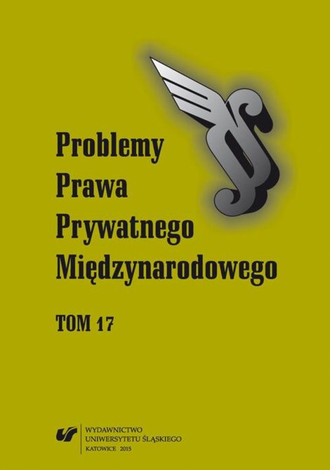ebooki: Problemy Prawa Prywatnego Międzynarodowego. T. 17 – ebook