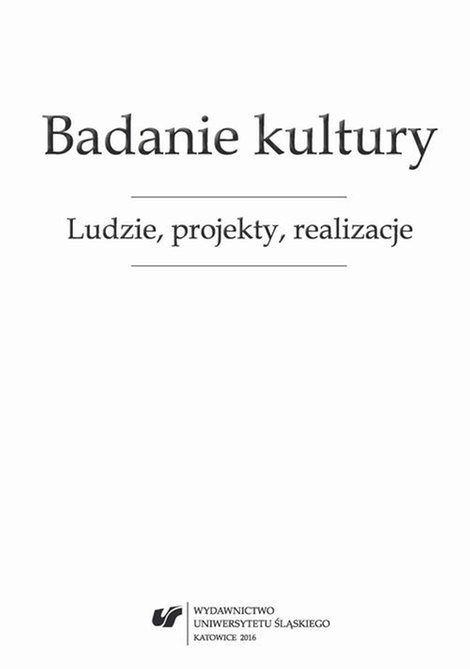 ebooki: Badanie kultury: Ludzie, projekty, realizacje – ebook