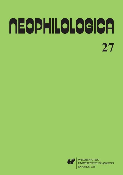 ebooki: Neophilologica 2015. Vol. 27: La perception en langue et en discours – ebook