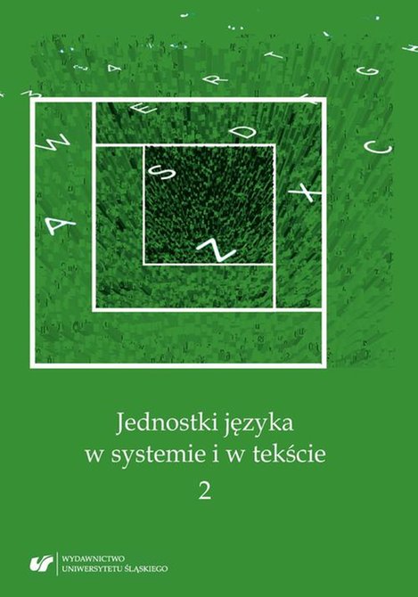 ebooki: Jednostki języka w systemie i w tekście 2 – ebook
