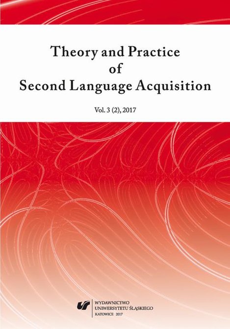 ebooki: Theory and Practice of Second Language Acquisition 2017. Vol. 3 (2) – ebook
