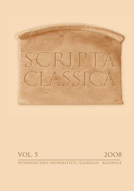 ebooki: Scripta Classica. Vol. 5 – ebook