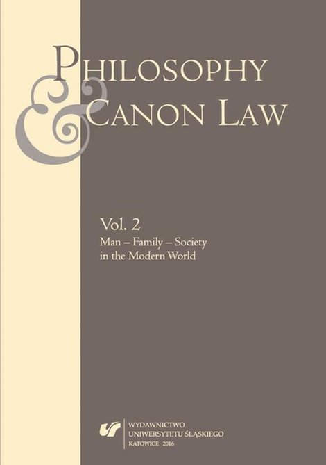 ebooki: Philosophy and Canon Law 2016. Vol. 2 – ebook