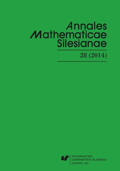 ebooki: Annales Mathematicae Silesianae. T. 28 (2014) – ebook