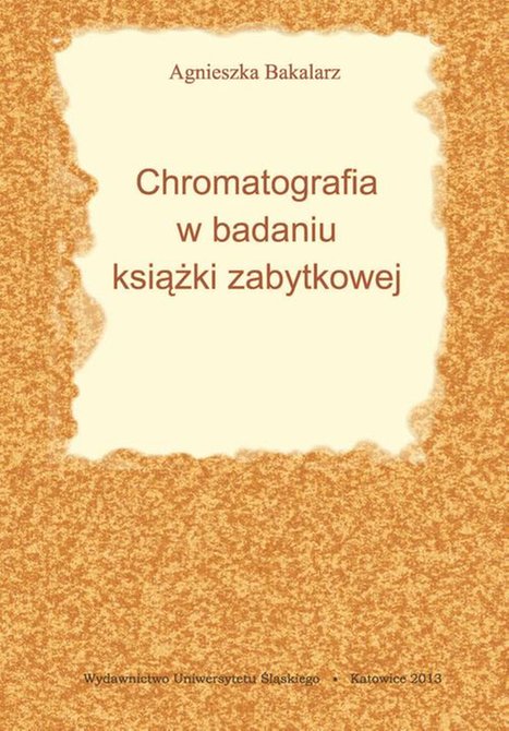 ebooki: Chromatografia w badaniu książki zabytkowej – ebook