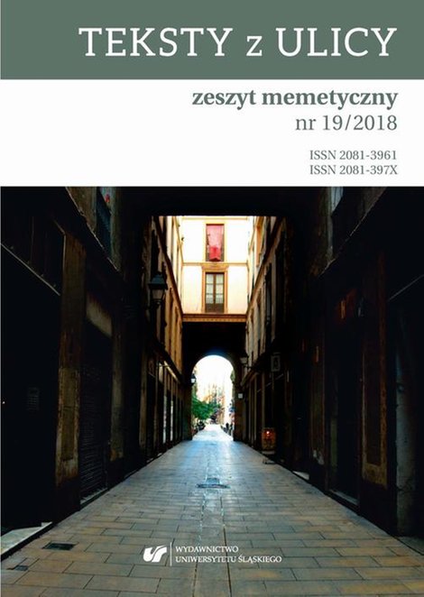 ebooki: Teksty z Ulicy. Zeszyt memetyczny 2018, nr 19 – ebook
