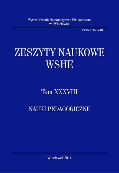ebooki: Zeszyty Naukowe WSHE, t. XXXVIII, Nauki Pedagogiczne – ebook