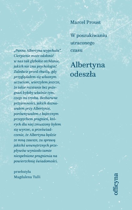 ebooki: W poszukiwaniu utraconego czasu Tom 6: Albertyna odeszła – ebook