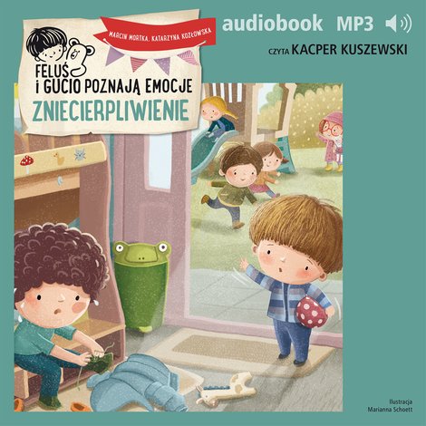 audiobooki: Feluś i Gucio poznają emocje. Zniecierpliwienie – audiobook