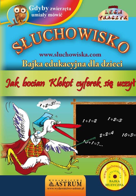 audiobooki: Jak bocian Klekot cyferek się uczył - Bajka – audiobooki