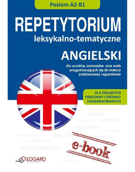 ebooki: Angielski - Repetytorium leksykalno-tematyczne A2-B1  – ebook
