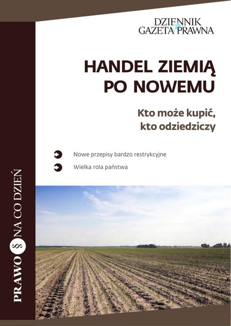 ebooki: Handel ziemią po nowemu. Kto może kupić, kto odziedziczy – ebooki