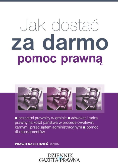 ebooki: Jak dostać za darmo pomoc prawną – ebooki