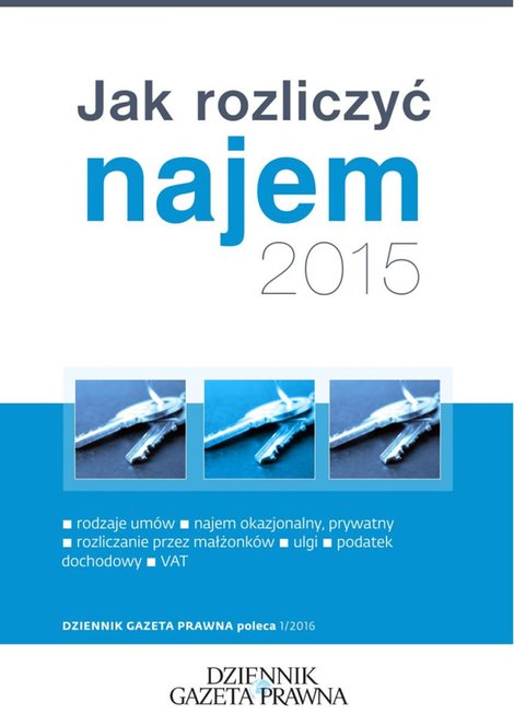 ebooki: Jak rozliczyć najem 2015 – ebooki