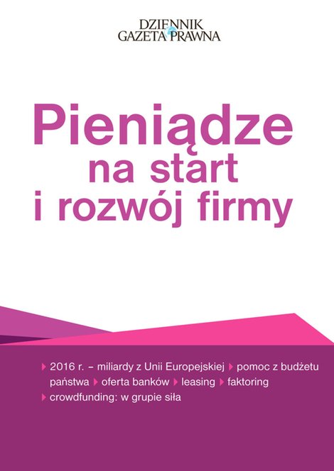 ebooki: Pieniądze na start i rozwój firmy – ebooki